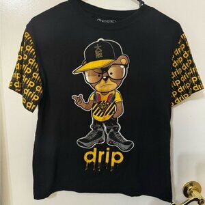 Black‎ and Yellow Graphic Kids T-Shirt